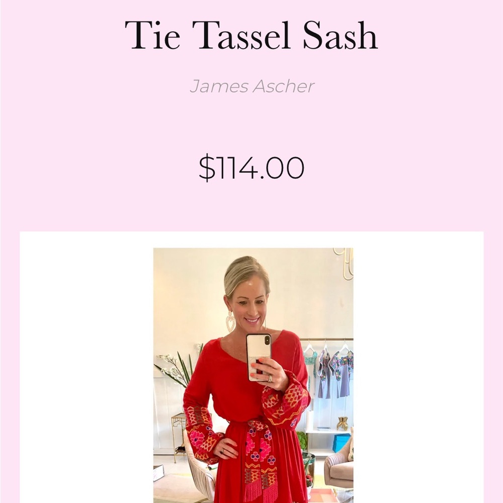 Judith March Embroidered Puffer Sleeve Dress - Picture 7 of 7
